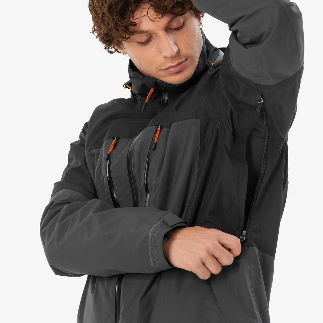 Men’s 3in1 waterproof hiking jacket -10°C, MH500 Mountain - Image 11