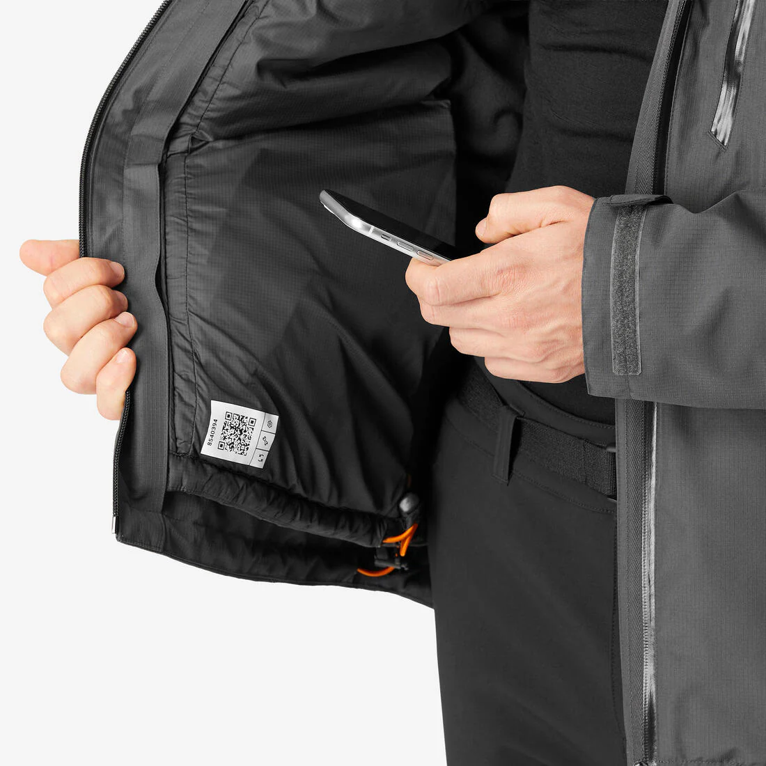Men’s 3in1 waterproof hiking jacket -10°C, MH500 Mountain - Image 15