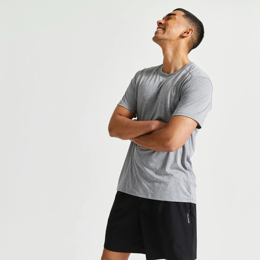 Men's Breathable Crew Neck Essential Fitness T-Shirt - Image 6