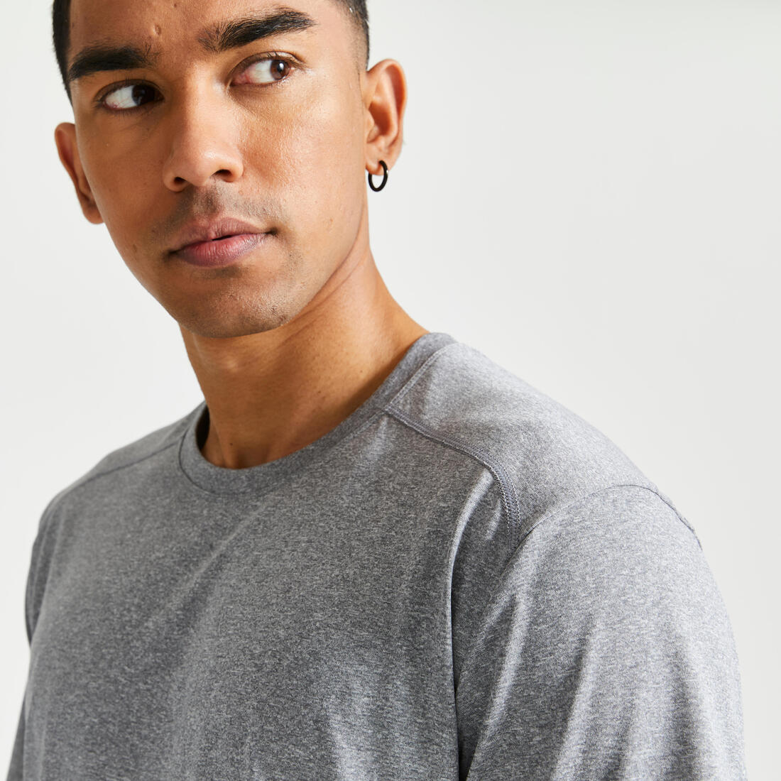 Men's Breathable Crew Neck Essential Fitness T-Shirt - Image 7