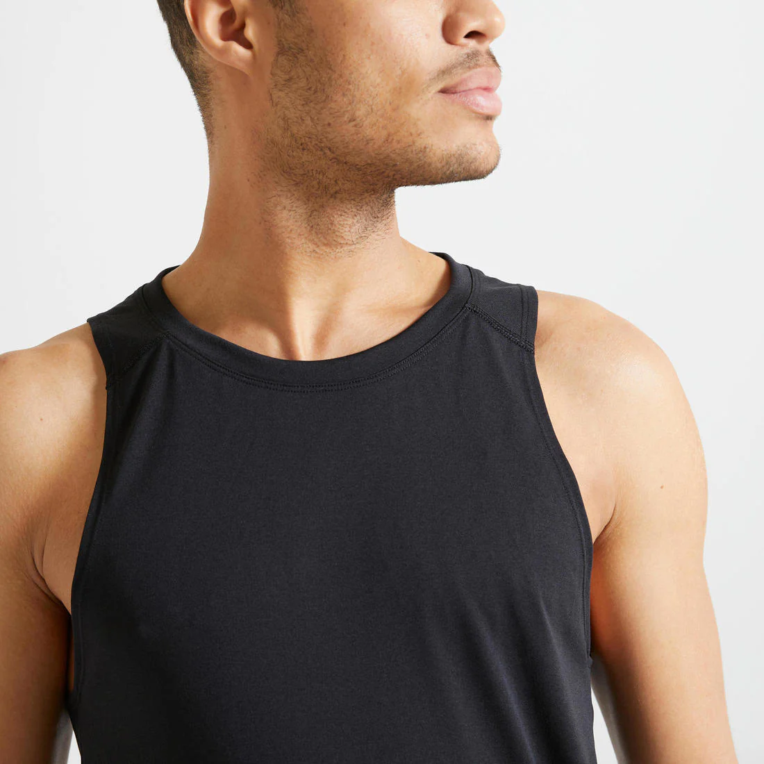 Men's Breathable Crew Neck Fitness Essential Tank Top - Image 3