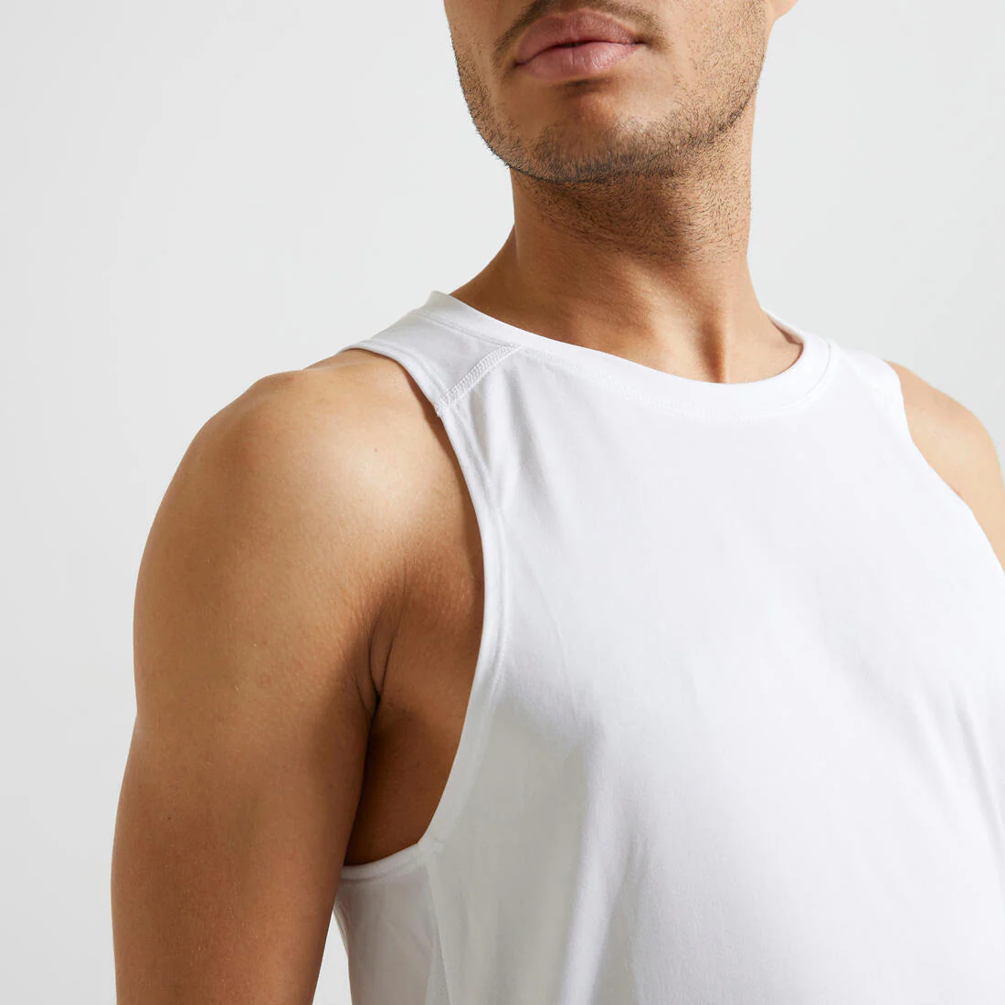 Men's Breathable Crew Neck Fitness Essential Tank Top - Image 4