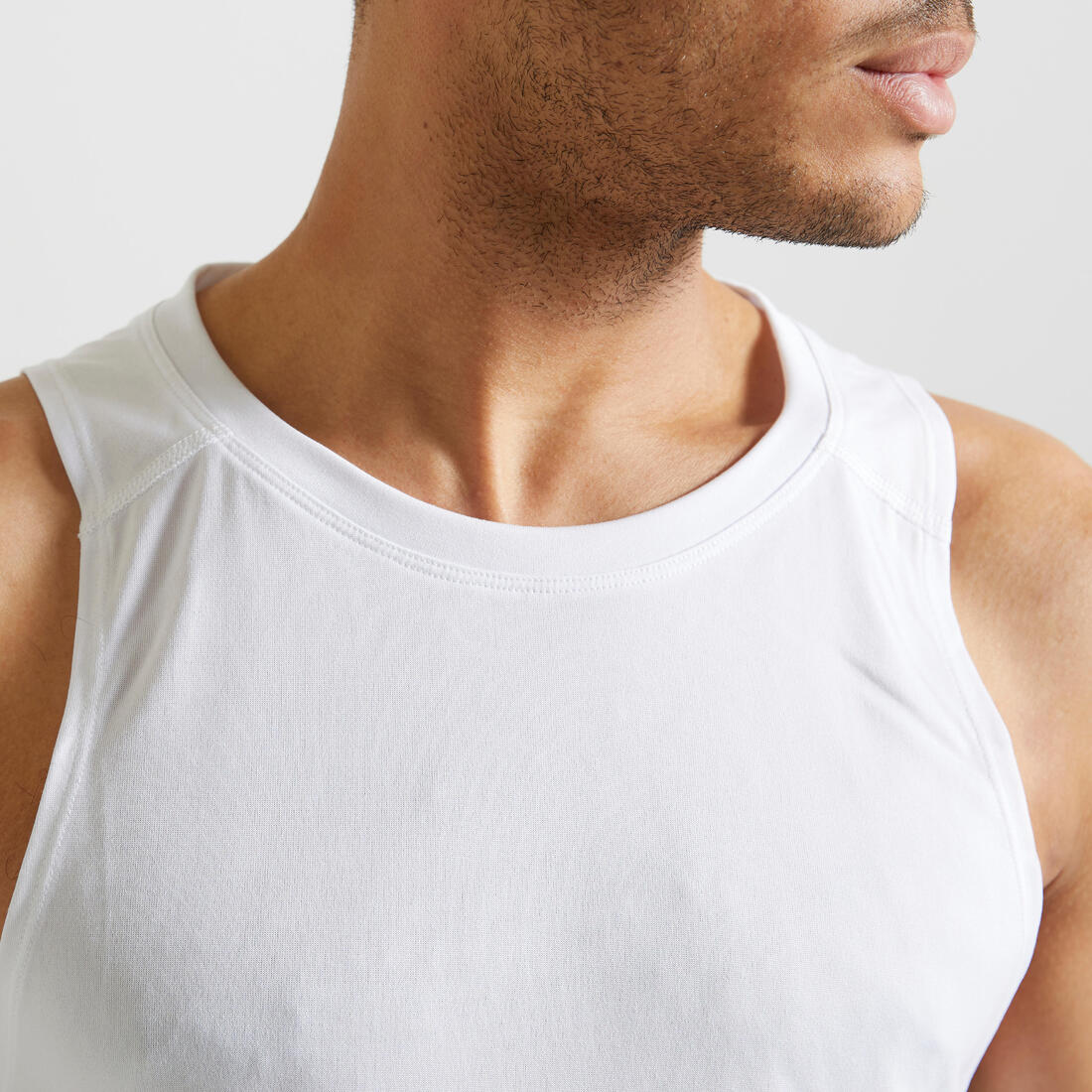 Men's Breathable Crew Neck Fitness Essential Tank Top - Image 5