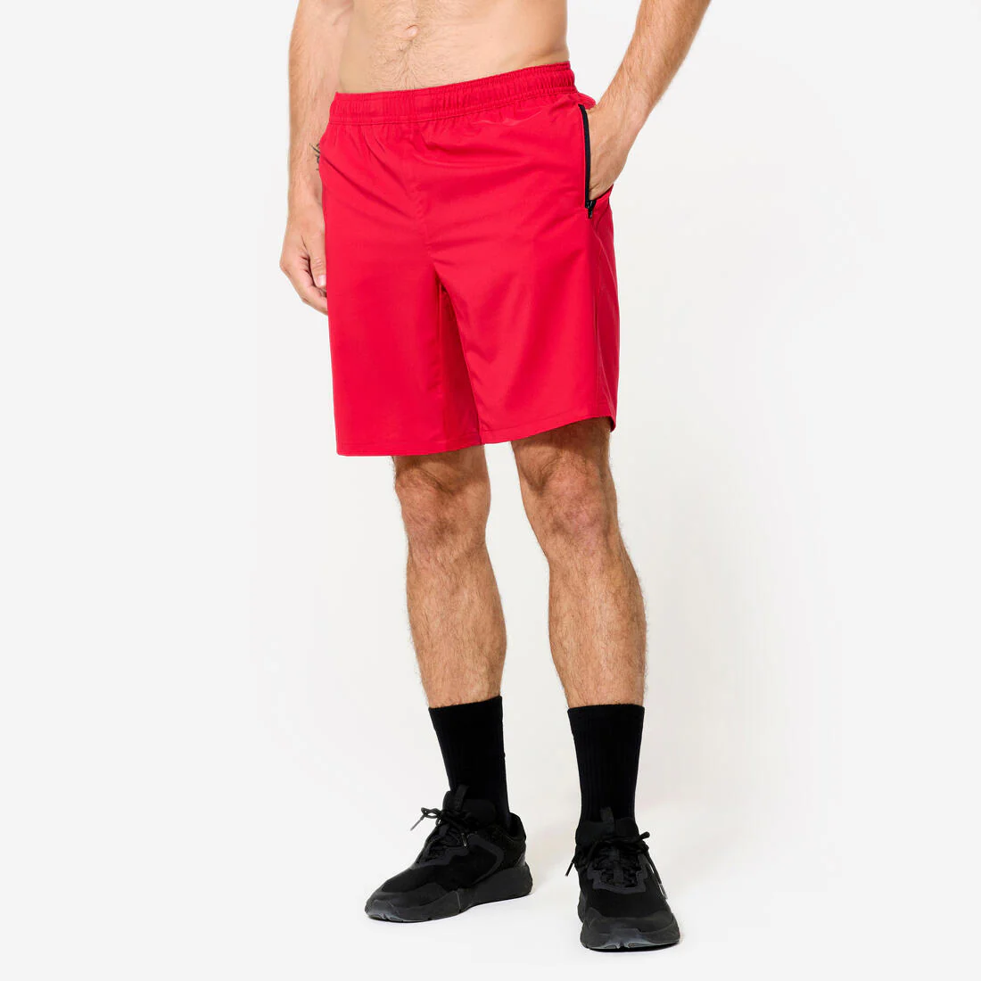 Men's Breathable Fitness Shorts with Zip-Up Pockets - Image 5