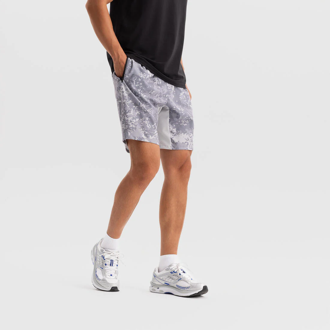 Men's Breathable Fitness Shorts with Zip-Up Pockets - Image 56