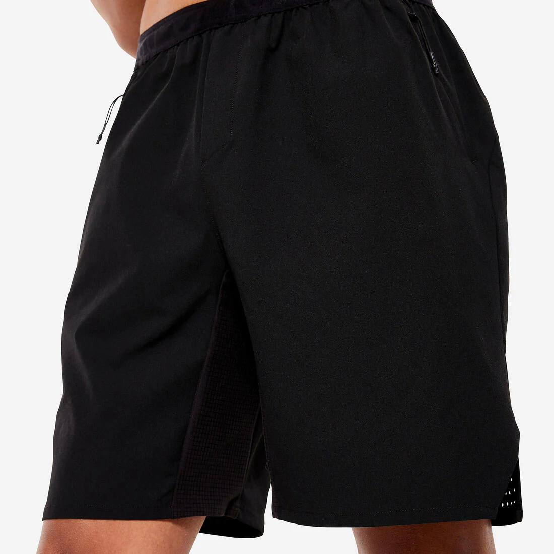 Men's Breathable Zip Pocket Cross Training Performance Shorts - Image 11