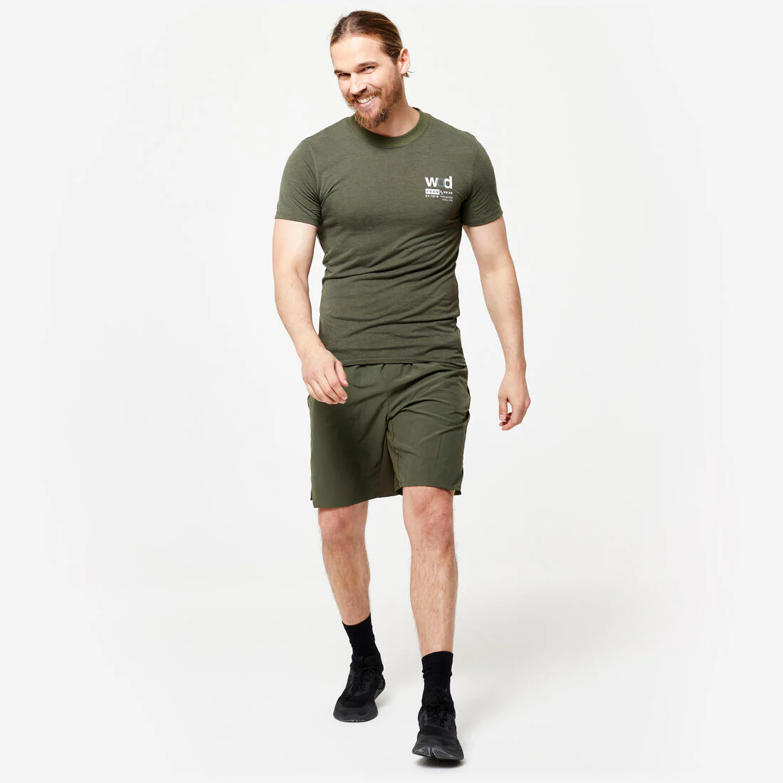 Men's Breathable Zip Pocket Cross Training Performance Shorts - Image 3