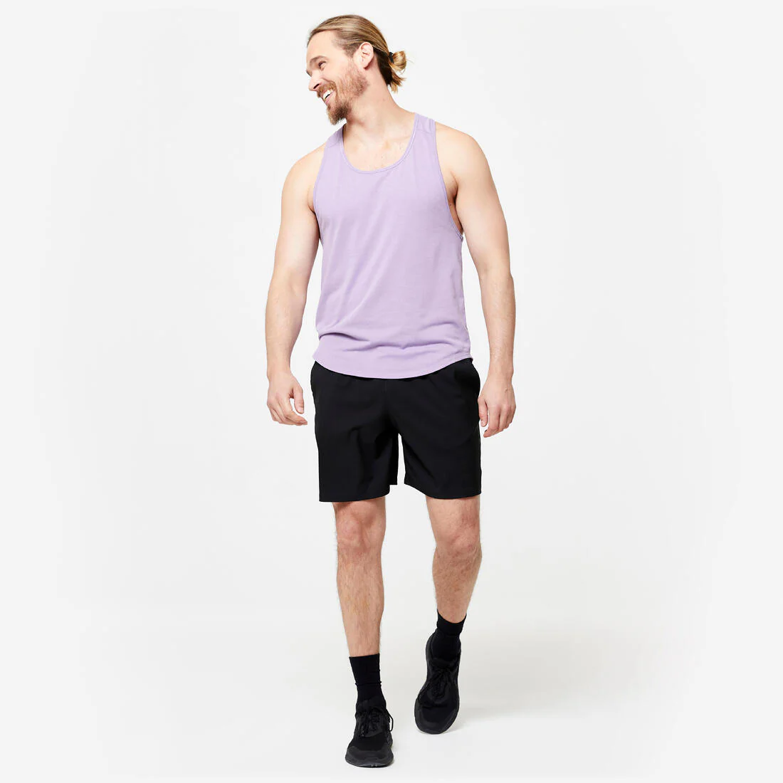 Men's Breathable Zip Pocket Cross Training Performance Shorts - Image 4