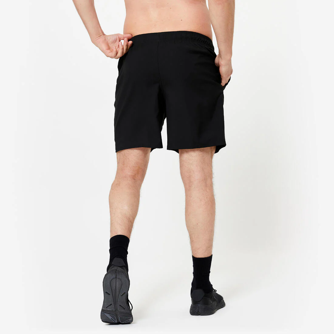 Men's Breathable Zip Pocket Cross Training Performance Shorts - Image 7