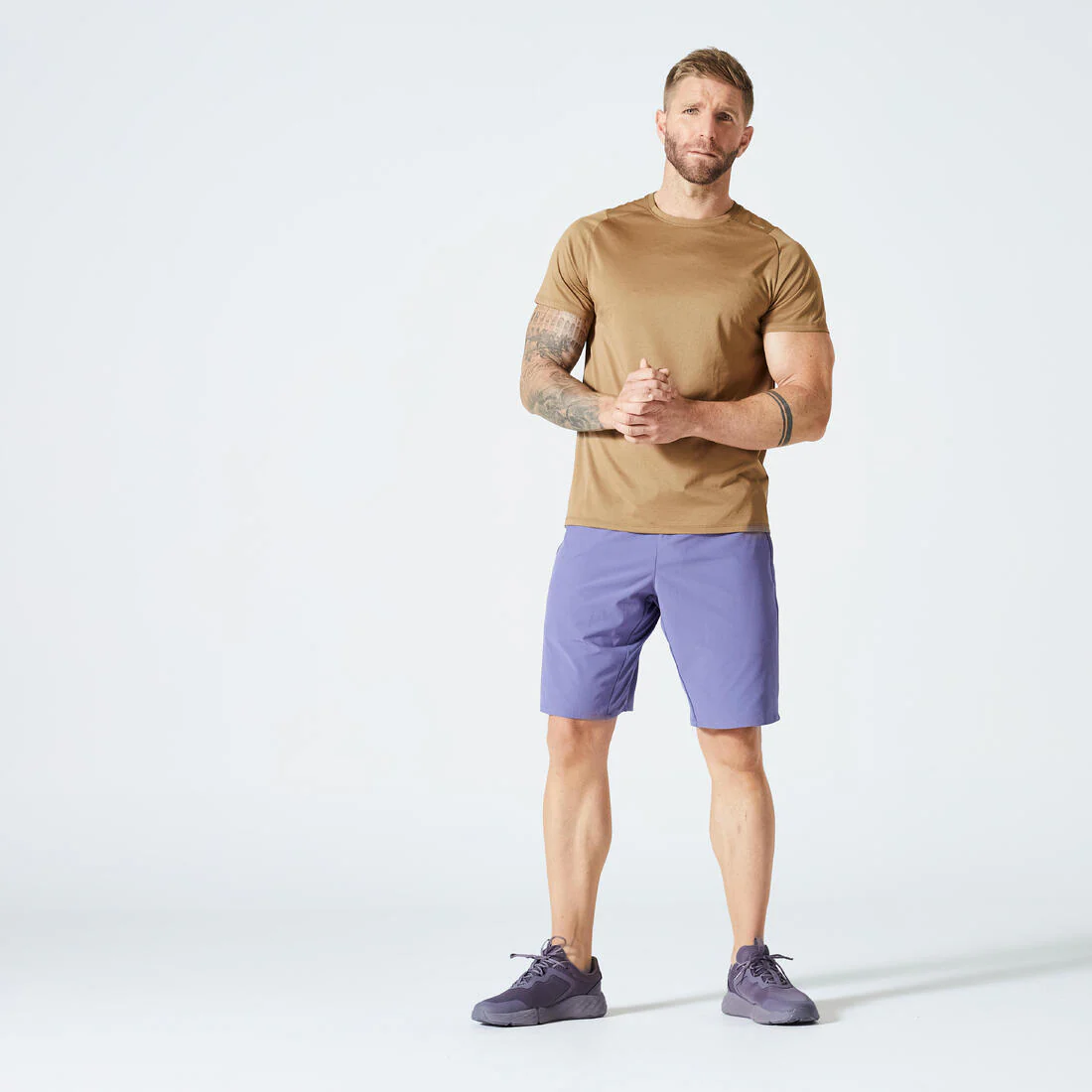 Men's Fitness Breathable Regular-Fit Crew Neck T-Shirt - Image 4