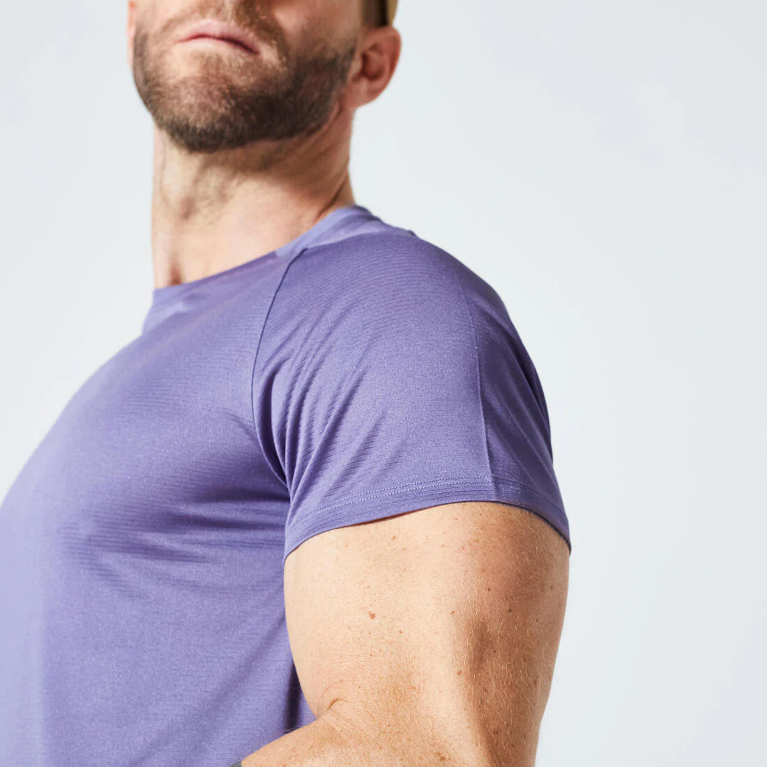 Men's Fitness Breathable Regular-Fit Crew Neck T-Shirt - Image 9