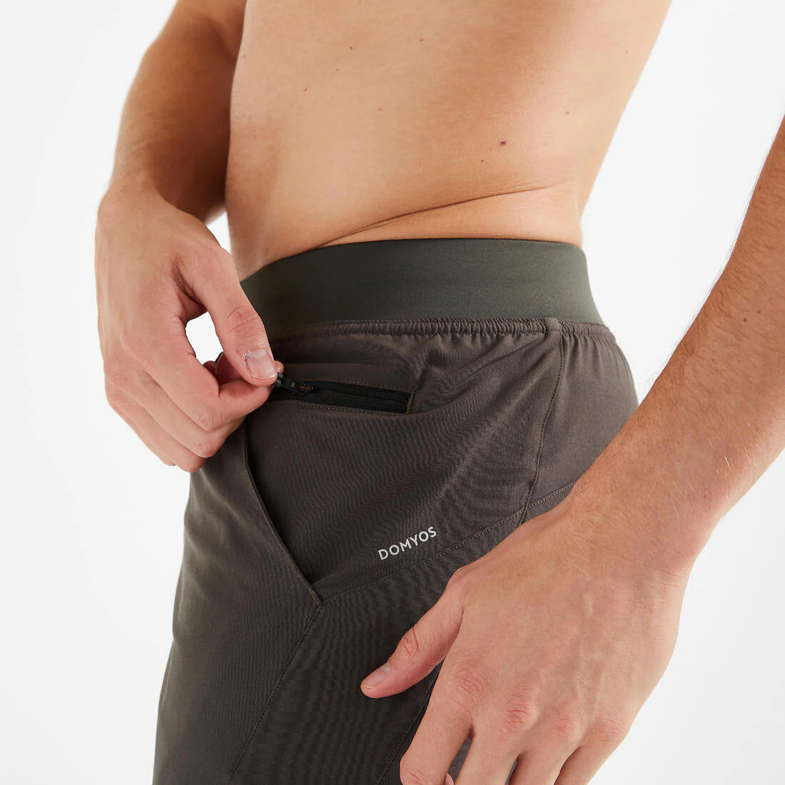 Men's Fitness Zip Pocket Breathable 2-in-1 Shorts - Image 10