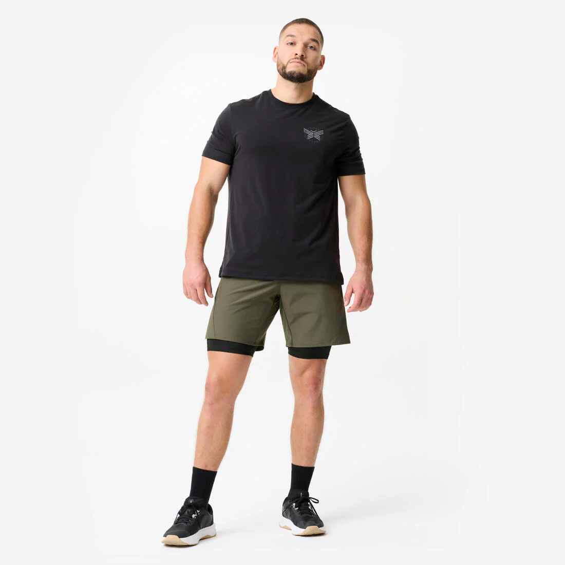Men's Fitness Zip Pocket Breathable 2-in-1 Shorts - Image 12