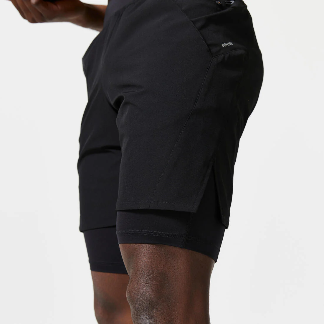 Men's Fitness Zip Pocket Breathable 2-in-1 Shorts - Image 18
