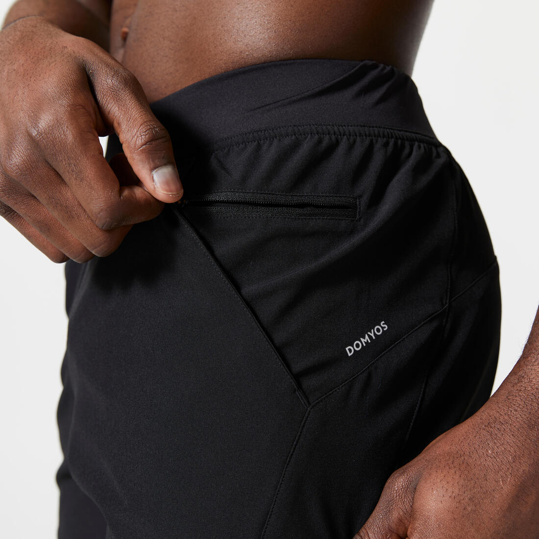 Men's Fitness Zip Pocket Breathable 2-in-1 Shorts - Image 21
