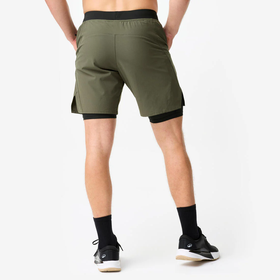 Men's Fitness Zip Pocket Breathable 2-in-1 Shorts - Image 29