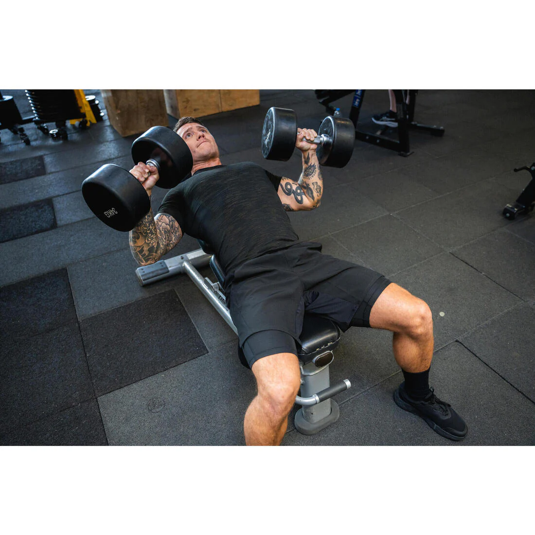 Men's Fitness Zip Pocket Breathable 2-in-1 Shorts - Image 32
