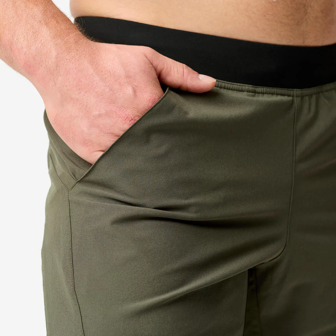 Men's Fitness Zip Pocket Breathable 2-in-1 Shorts - Image 38