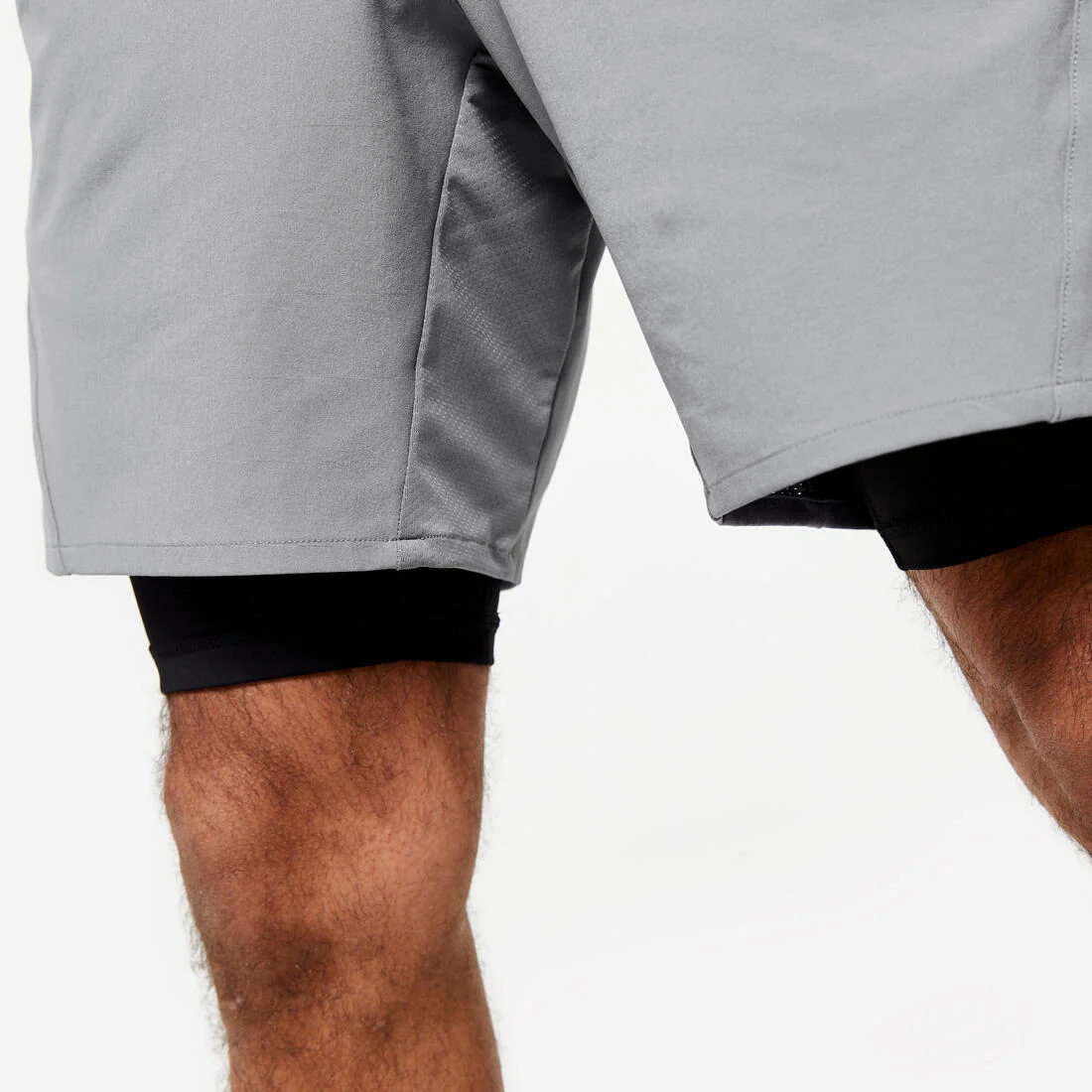 Men's Fitness Zip Pocket Breathable 2-in-1 Shorts - Image 44