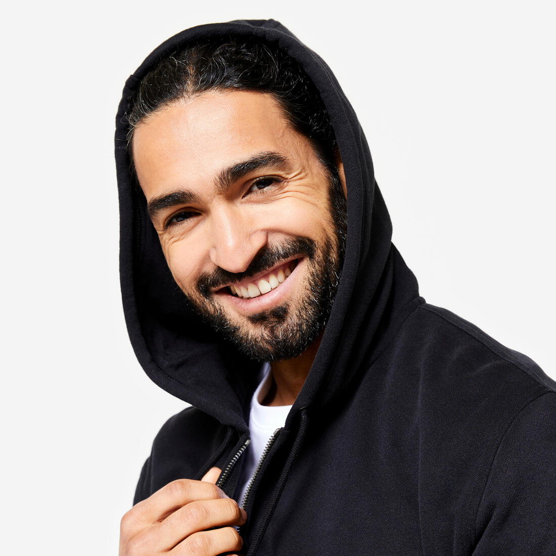 Men's Fleece Zip-Up Fitness Hoodie - Image 11