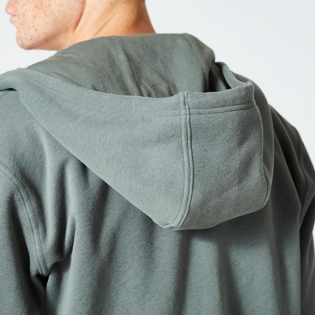 Men's Fleece Zip-Up Fitness Hoodie - Image 13