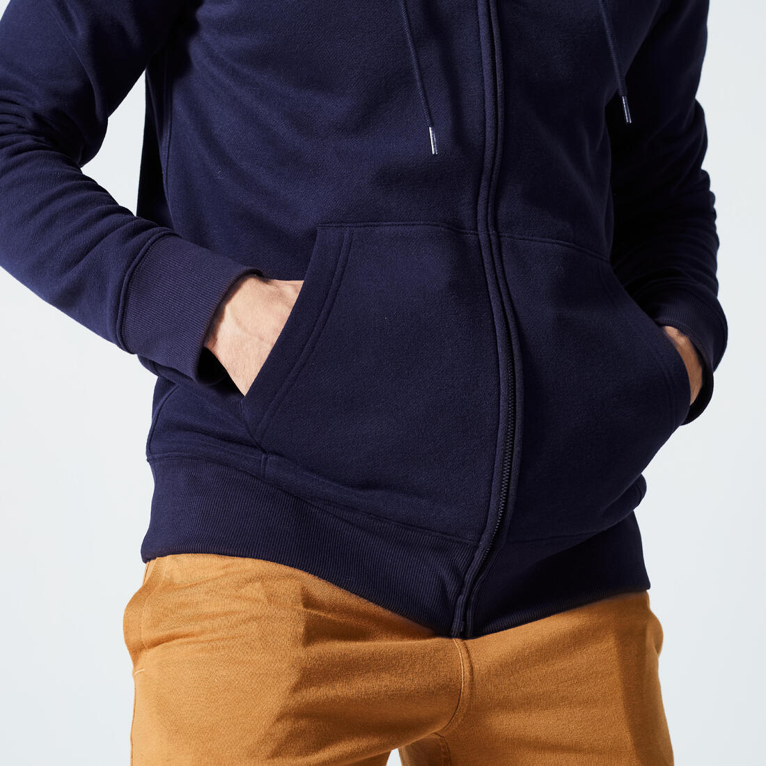 Men's Fleece Zip-Up Fitness Hoodie - Image 21