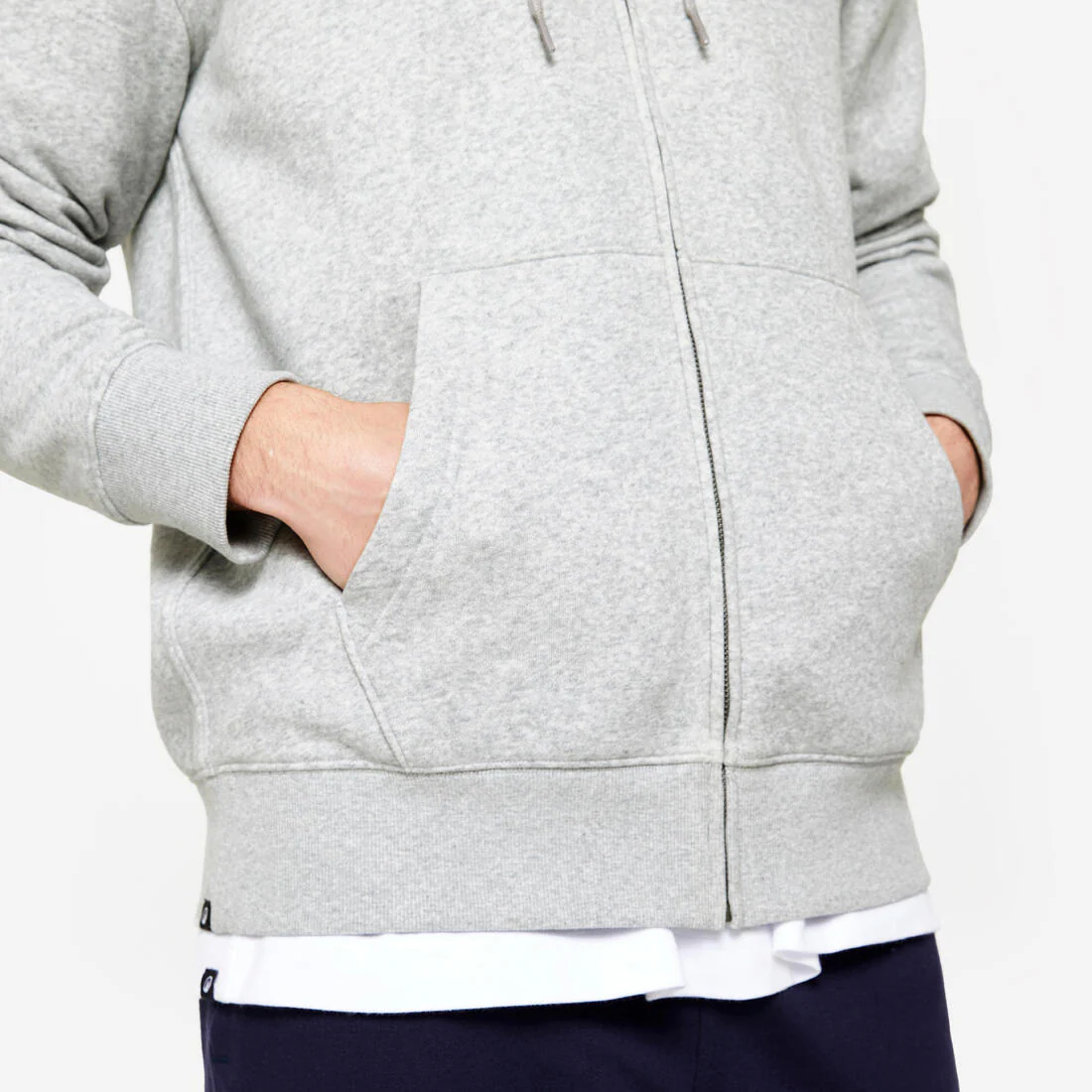 Men's Fleece Zip-Up Fitness Hoodie - Image 26