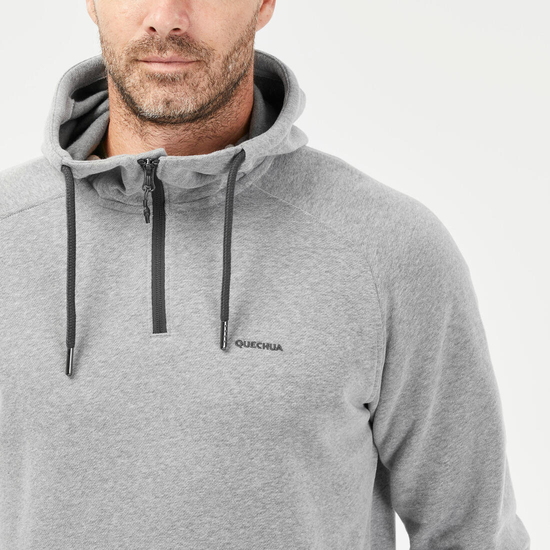 Men’s Hiking Hooded Sweatshirt - NH150 1/2 Zip - Image 5