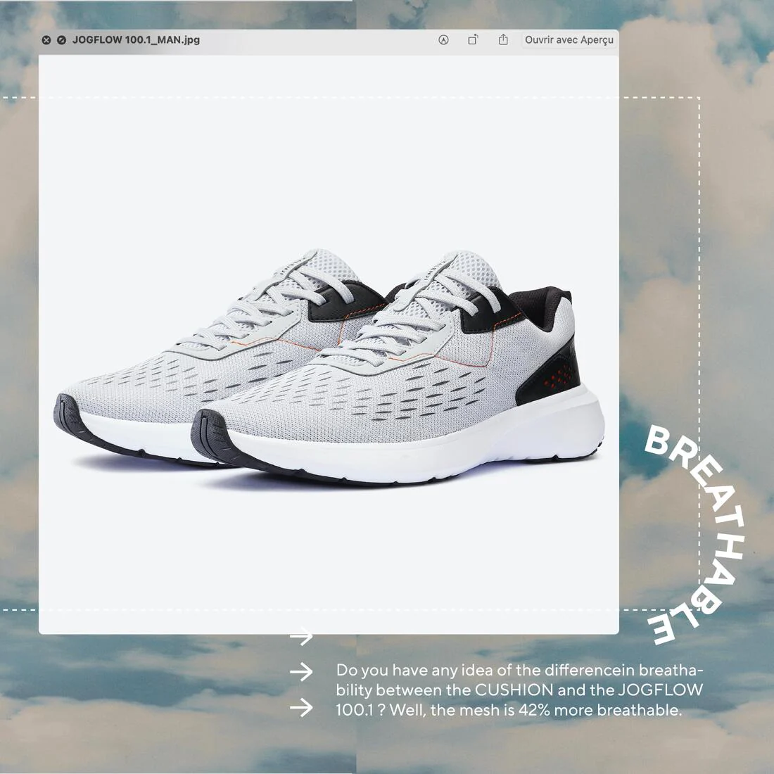 MEN'S JOGFLOW 100.1 RUNNING SHOES - Image 23