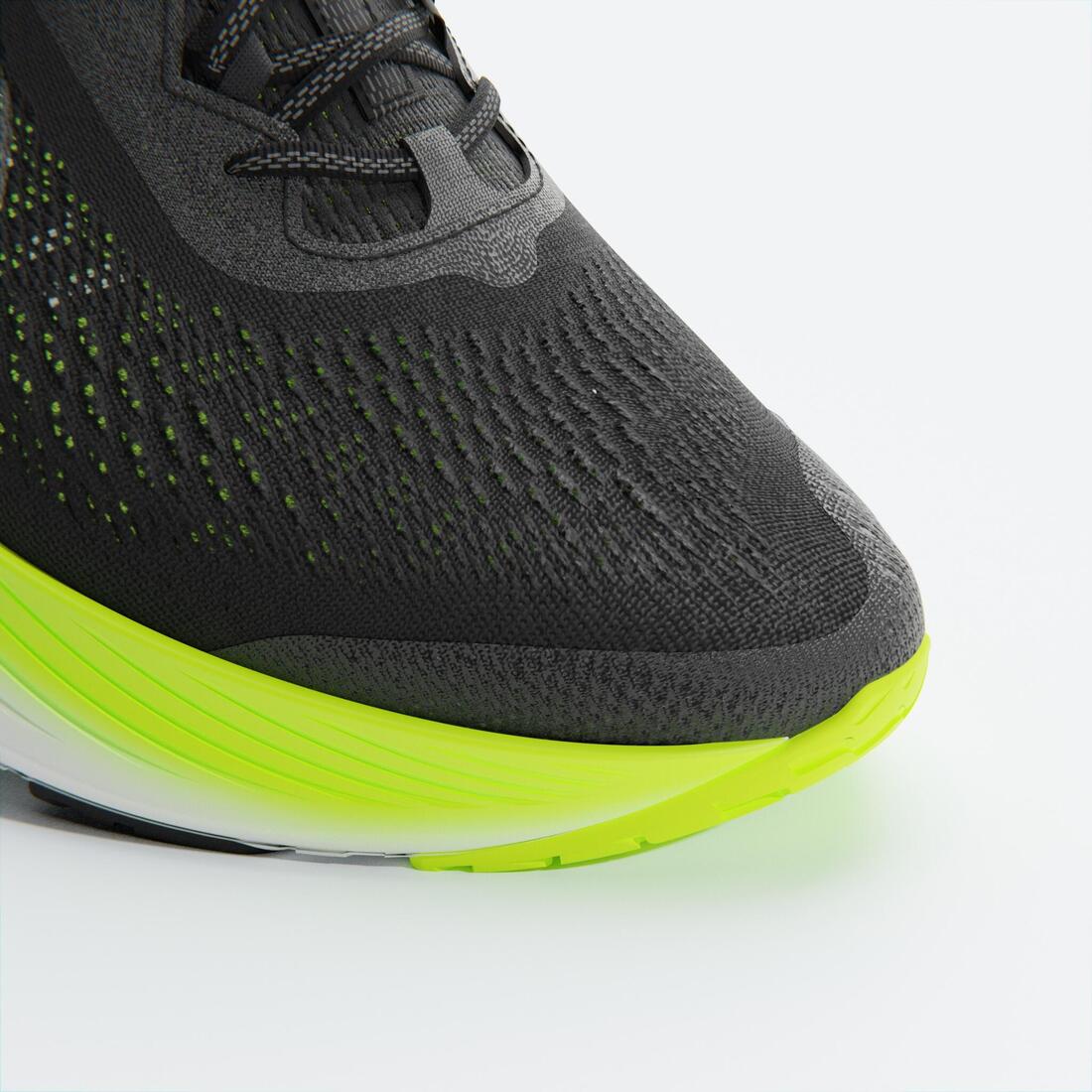 Men's KIPRUN KS500 2 Running Shoes - Black/Yellow - Image 5