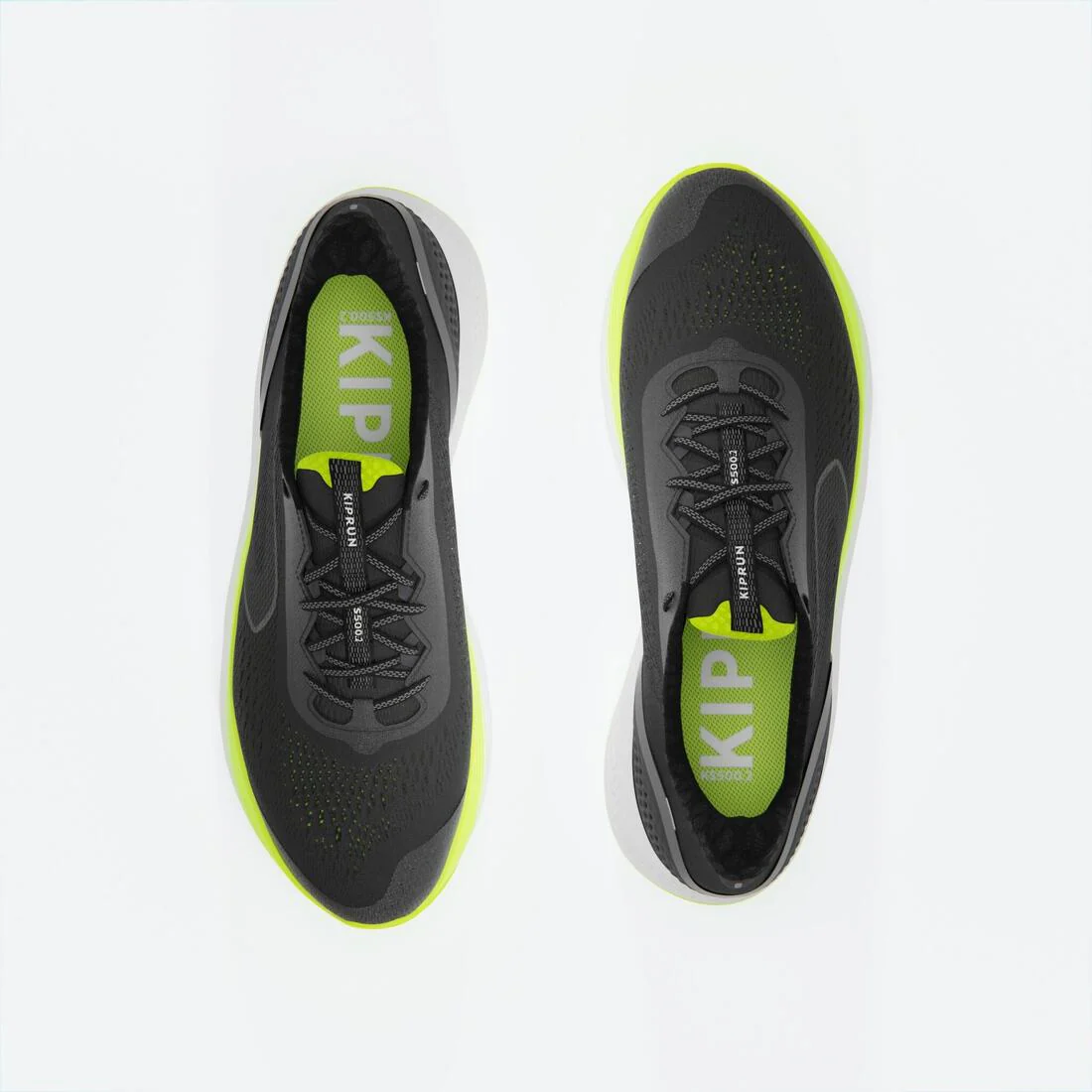 Men's KIPRUN KS500 2 Running Shoes - Black/Yellow - Image 8