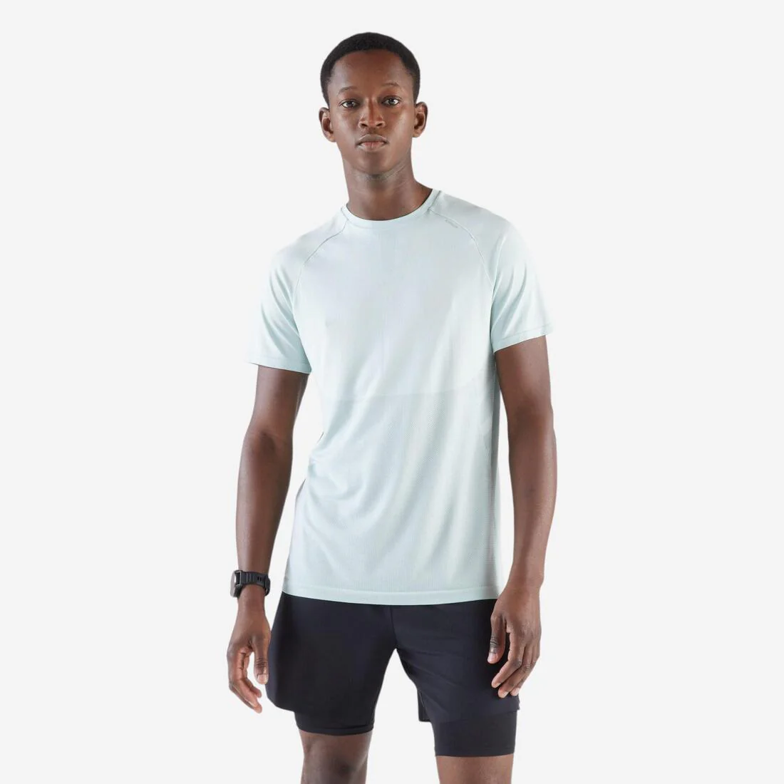 Men's KIPRUN Run 500 Comfort seamless running T-shirt - Image 3