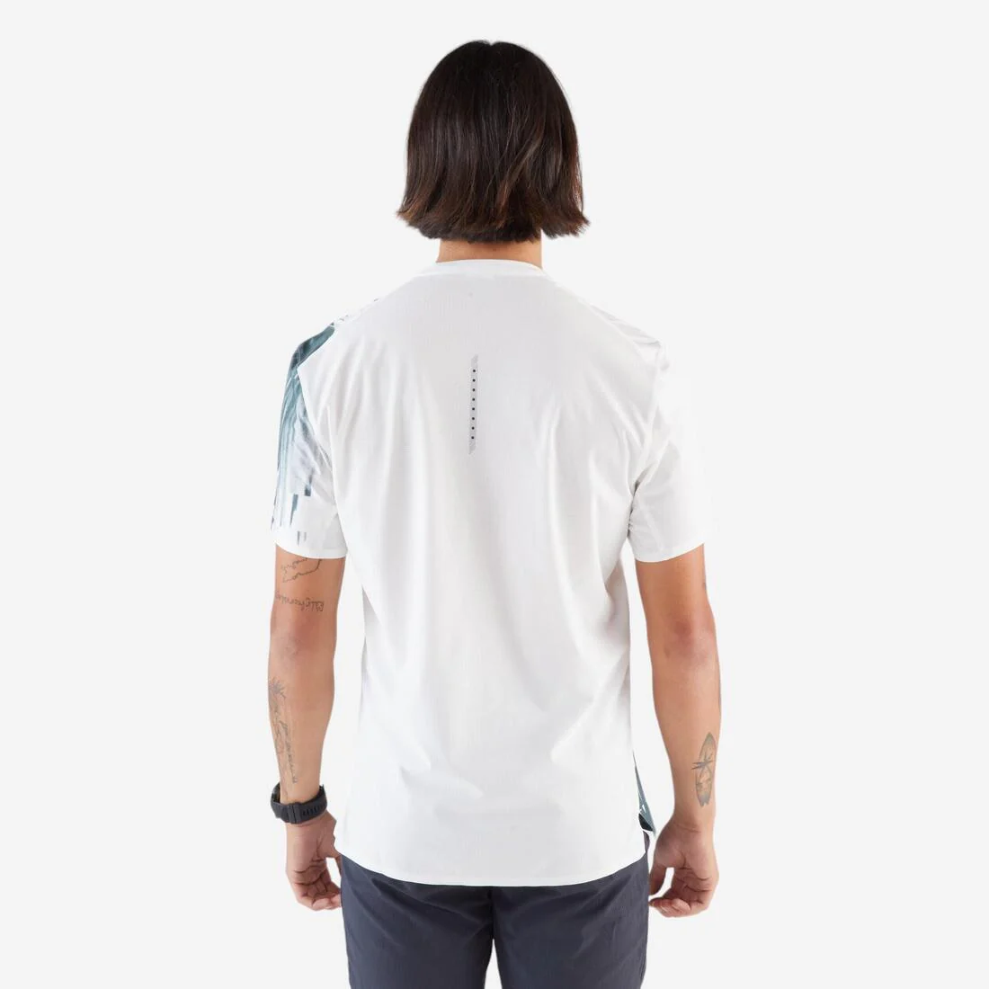 Men's Long-Distance Running T-shirt-Kiprun Run 900 Ultra-Beige graphics - Image 3