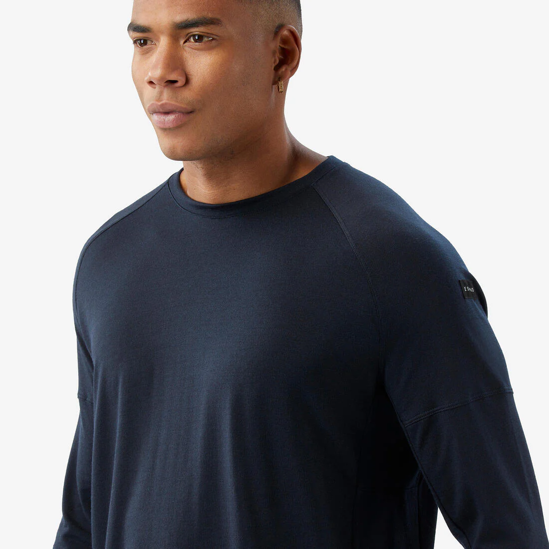 Men's long-sleeved t-shirt, Merino Resist navy blue - Image 3