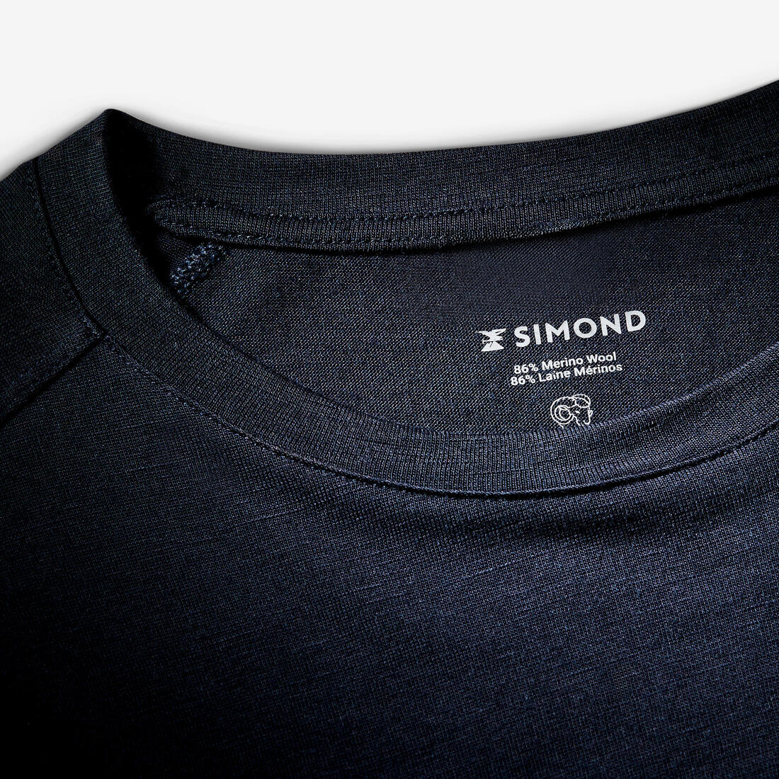 Men's long-sleeved t-shirt, Merino Resist navy blue - Image 6