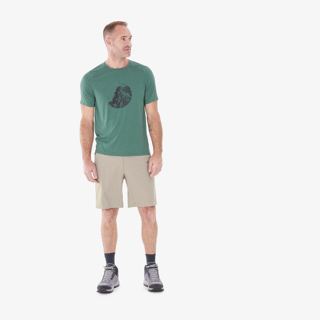 Men's MH500 short-sleeved hiking t-shirt - Image 12