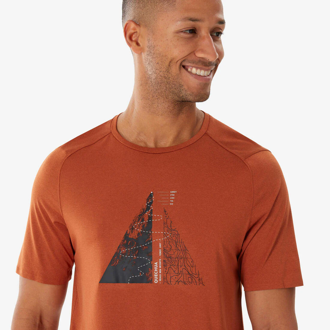 Men's MH500 short-sleeved hiking t-shirt - Image 22