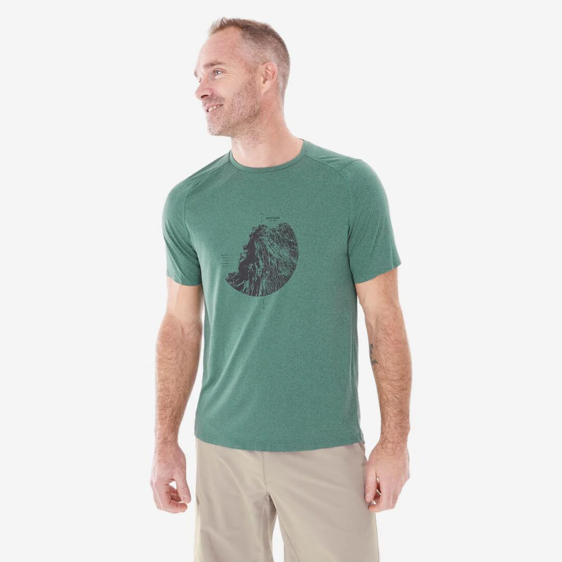 Men's MH500 short-sleeved hiking t-shirt - Image 3