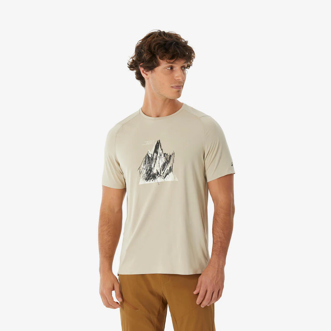Men's MH500 short-sleeved hiking t-shirt - Image 4