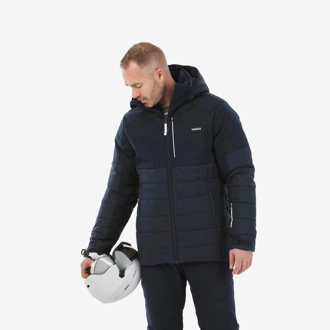 Men’s mid-length warm ski and snowboard jacket, 100