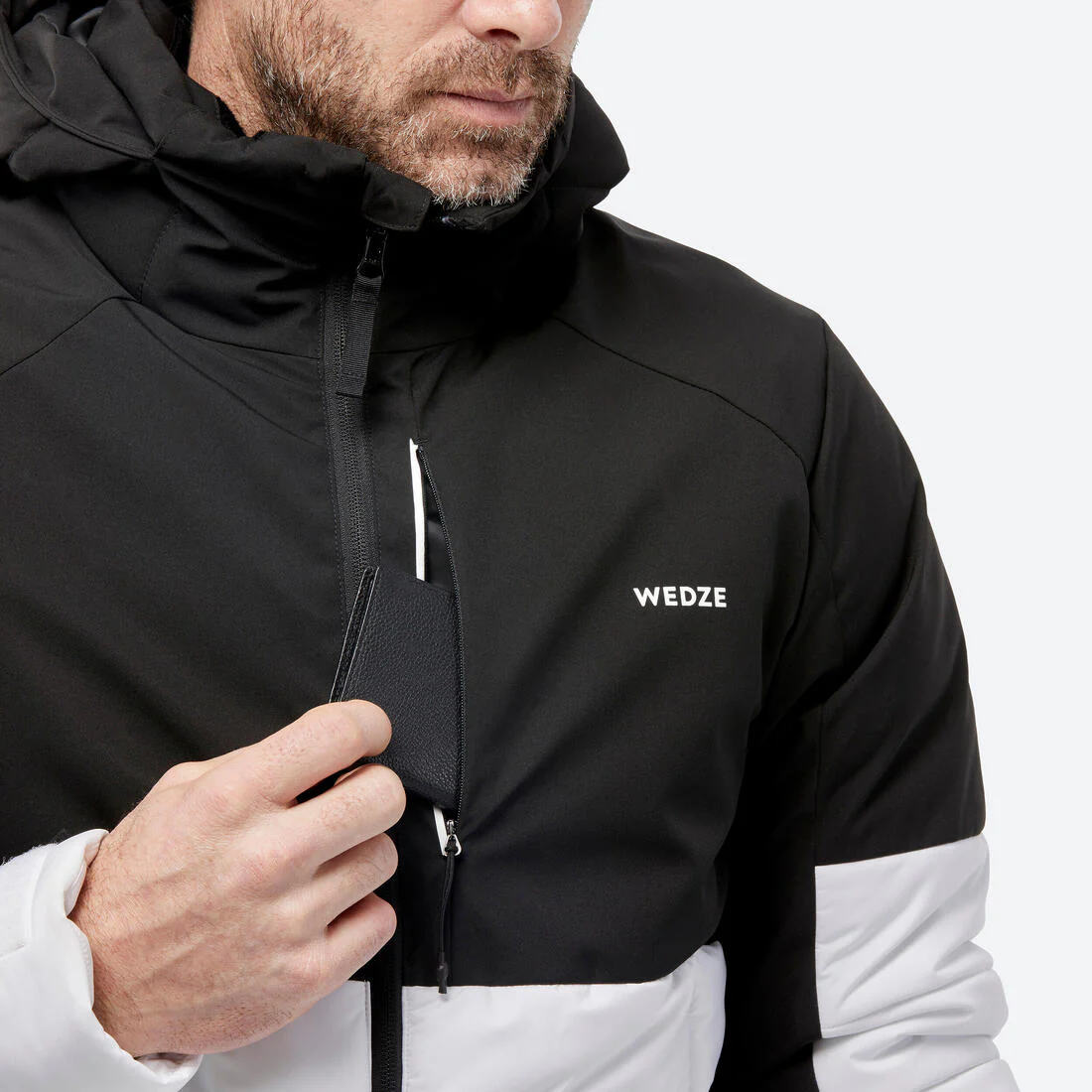 Men’s mid-length warm ski and snowboard jacket, 100 - Image 23