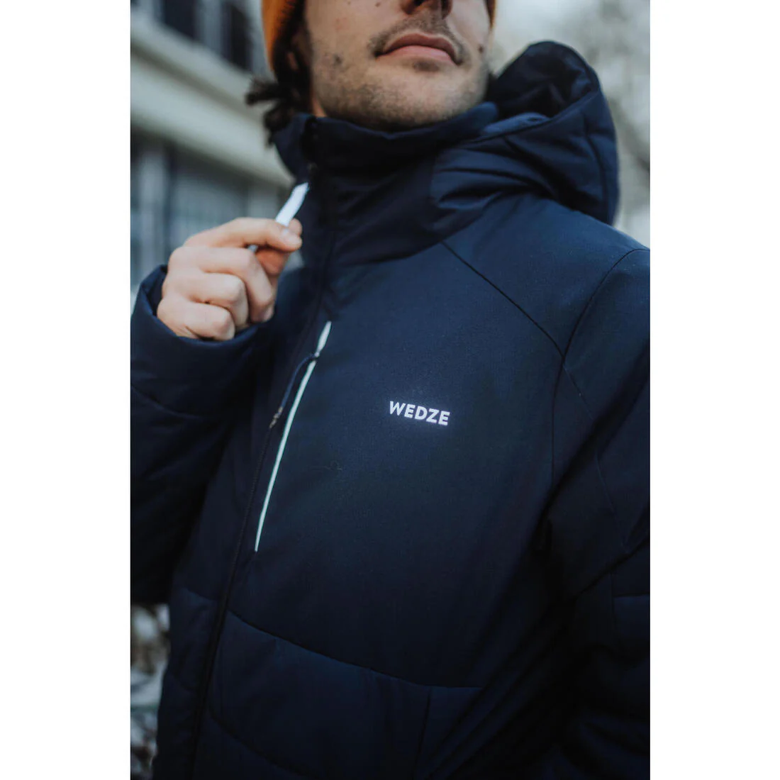 Men’s mid-length warm ski and snowboard jacket, 100 - Image 3