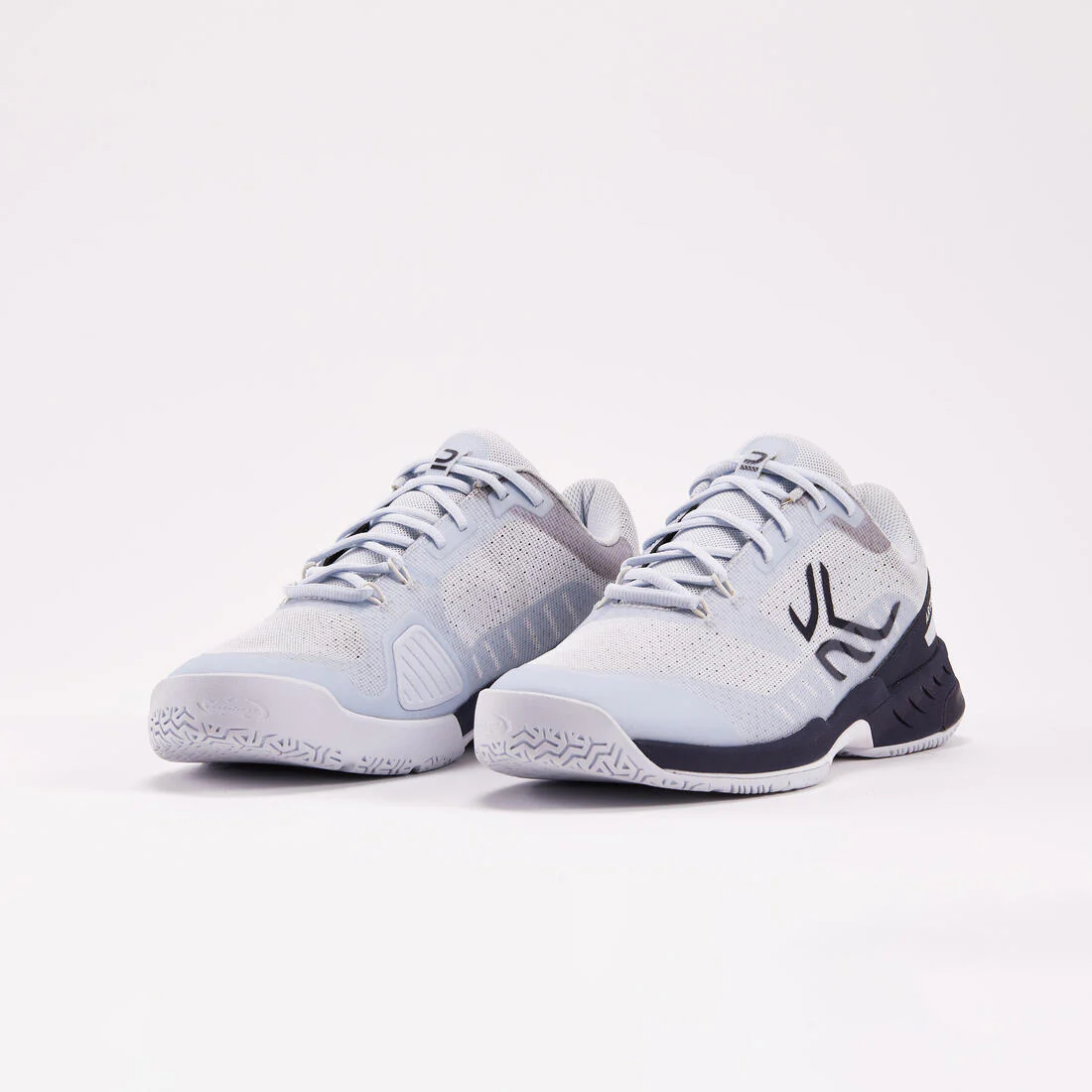 Men's Multicourt Tennis Shoes - Light Grey/Blue - Image 5