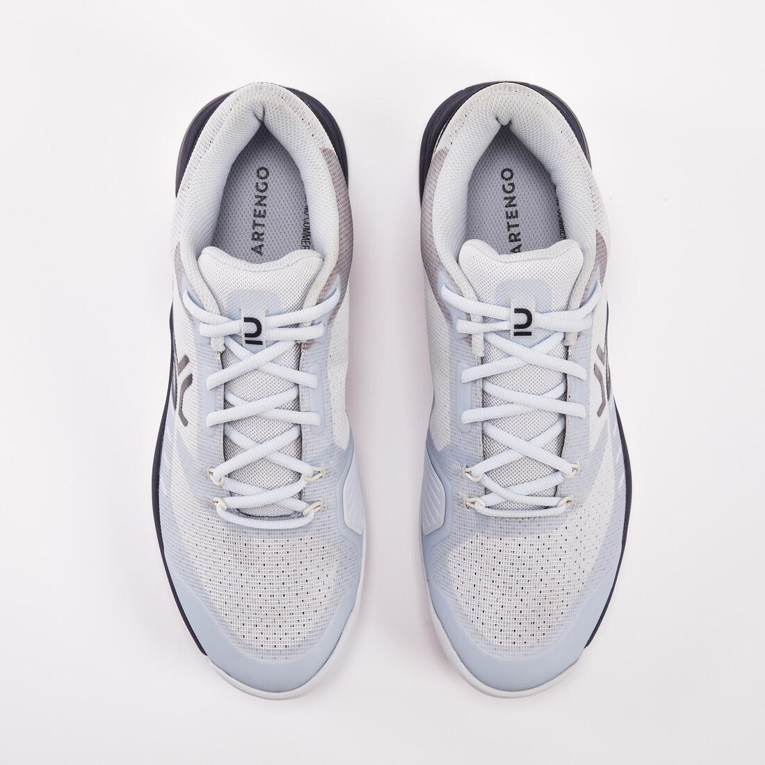 Men's Multicourt Tennis Shoes - Light Grey/Blue - Image 6