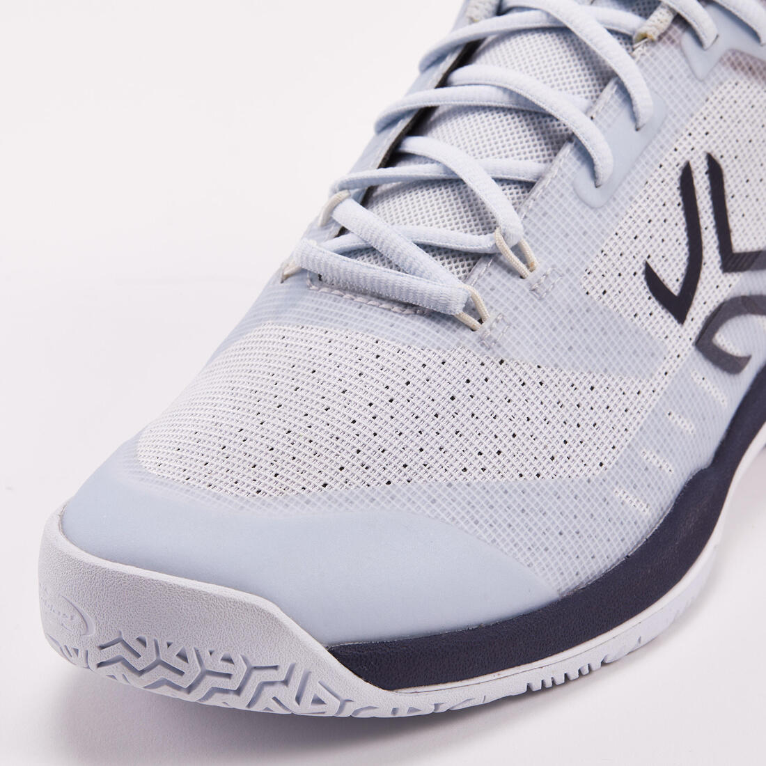 Men's Multicourt Tennis Shoes - Light Grey/Blue - Image 9