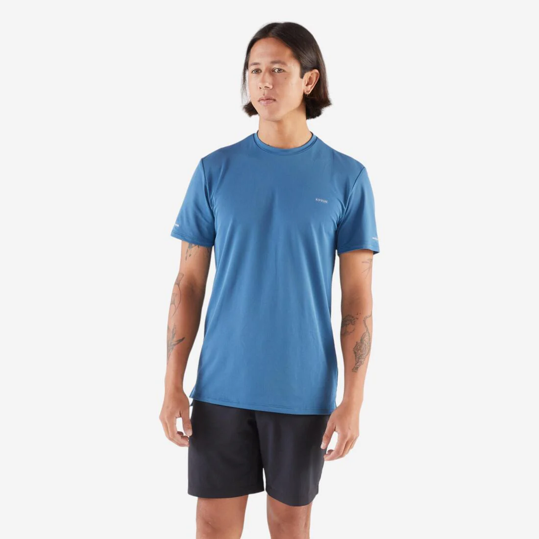 Men's Running Breathable T-shirt KIPRUN Run 500 Dry-yellow lemon