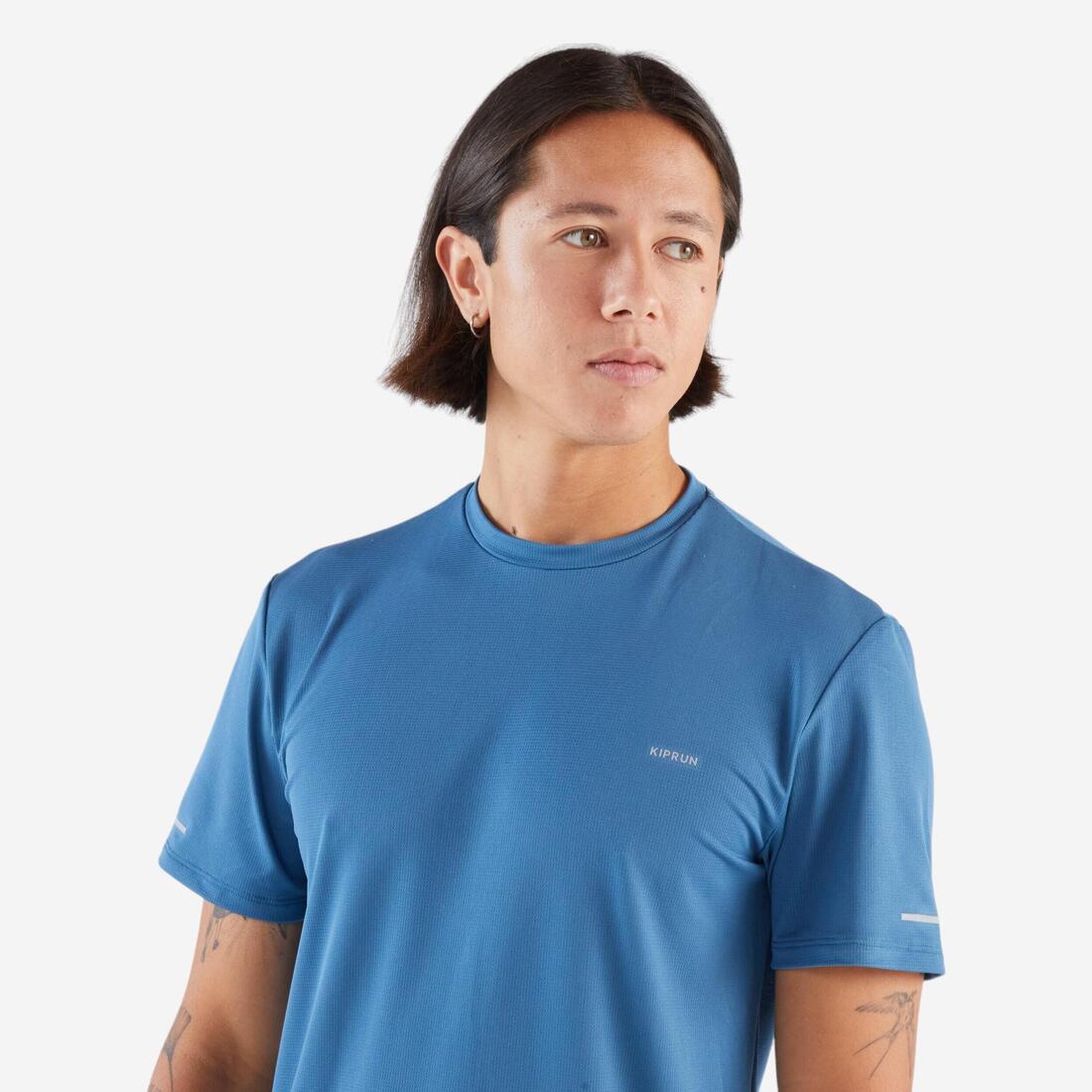 Men's Running Breathable T-shirt KIPRUN Run 500 Dry-yellow lemon - Image 31