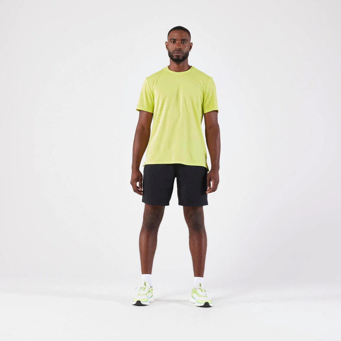 Men's Running Breathable T-shirt KIPRUN Run 500 Dry-yellow lemon - Image 35