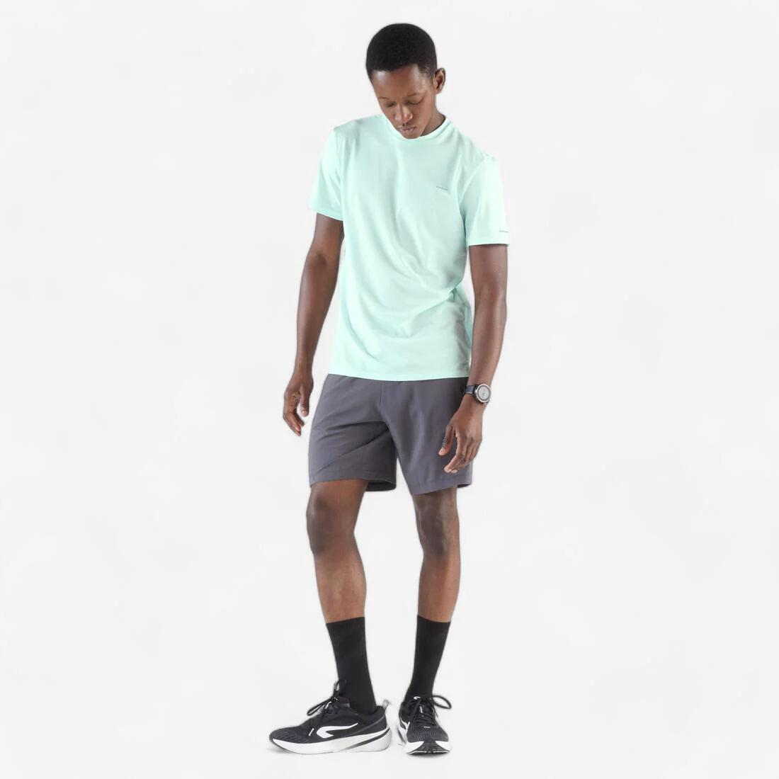 Men's Running Shorts Black - Run 500 Dry - Image 11