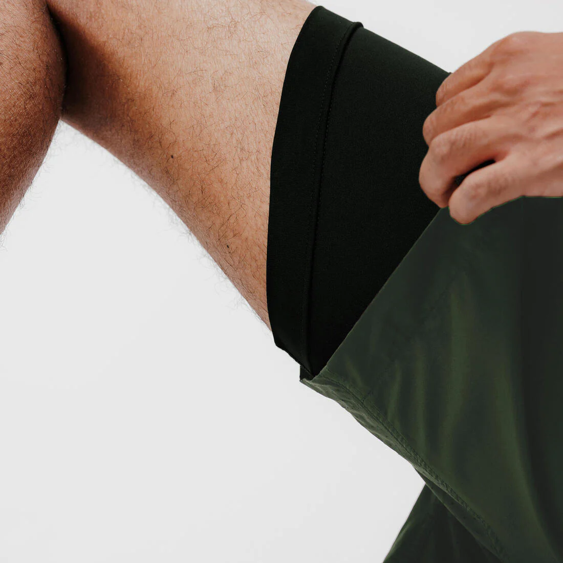 Men's Running Shorts Black - Run 500 Dry - Image 13